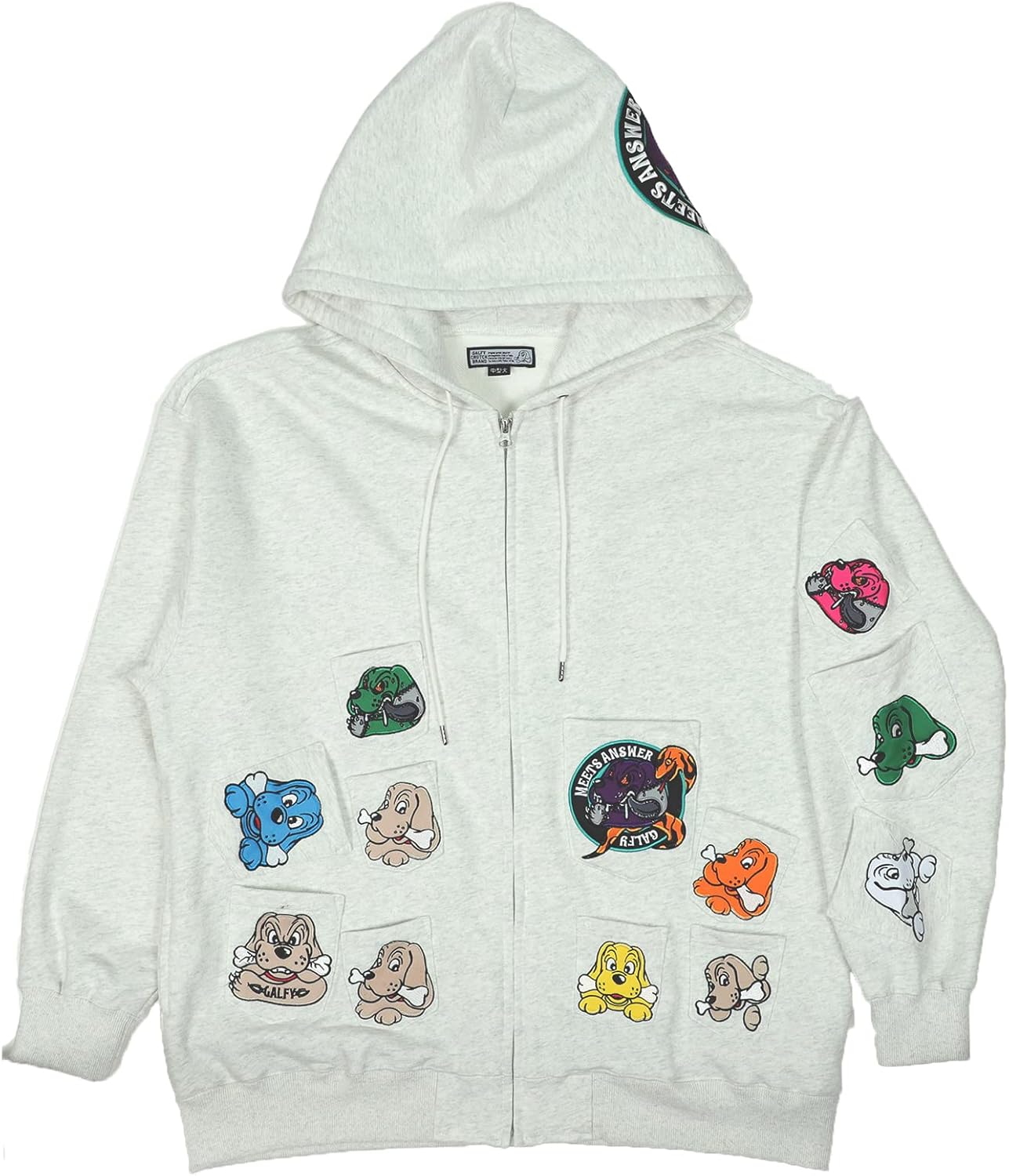 GALFY×ミーツアンサー WネームメニーポケットGジャン・デニムパンツセット GALFYxMeetsAnswer メニーポケットデニムパンツ 152337・124075